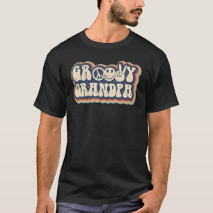 Camiseta Abuelo Groovy Nuevo embarazo de papá revela cumple