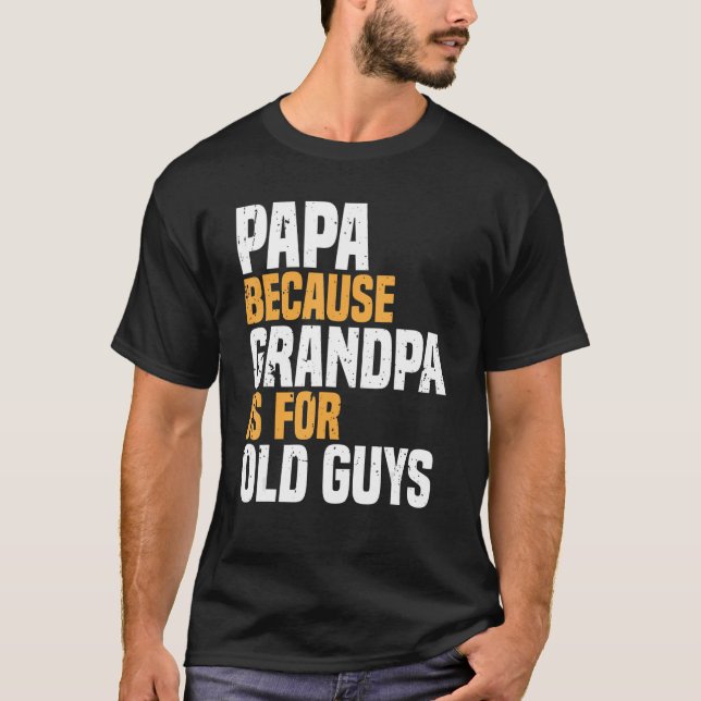 Camiseta Abuelo Guay Para Hombres Abuelo Papa Padre Fathe (Anverso)