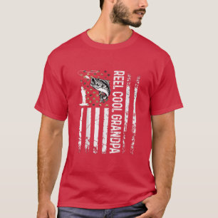 Camiseta Abuelo Guay Reel De Mens Para Daddy Fishman Bday F