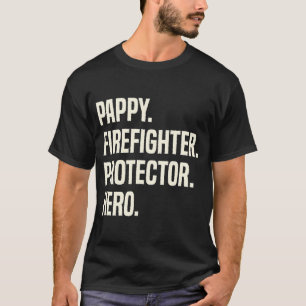 Camiseta Abuelo héroe protector contra incendios de papy