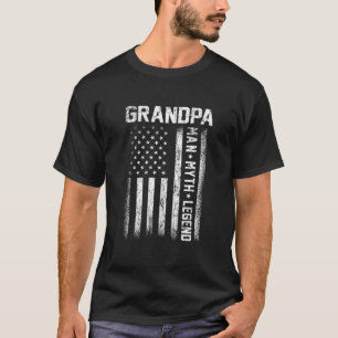 Camiseta Abuelo hombre mito legendario Día del Padre de la