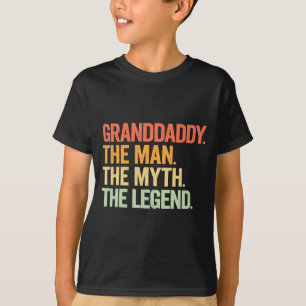 Camiseta Abuelo Hombre Mito Leyenda Diseño Retro