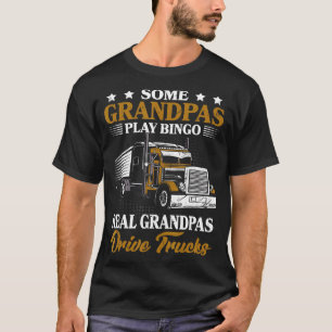 Camiseta Abuelo Hombres Conductor de Camión Real Grandpas D