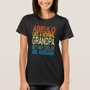 Camiseta Abuelo Hondureño Abuelo Día del Padre
