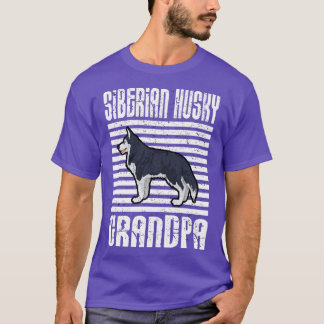 Camiseta Abuelo Husky Siberiano Orgulloso Perro