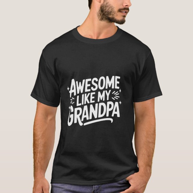 Camiseta Abuelo Increíble Como Mi Abuelo (Anverso)