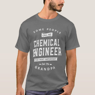 Camiseta Abuelo Ingeniero Químico Chica con Título de Traba