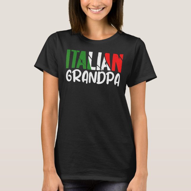 Camiseta Abuelo italiano (Anverso)