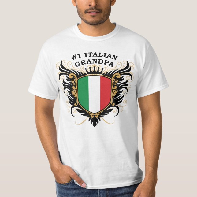 Camiseta Abuelo italiano del número uno (Anverso)