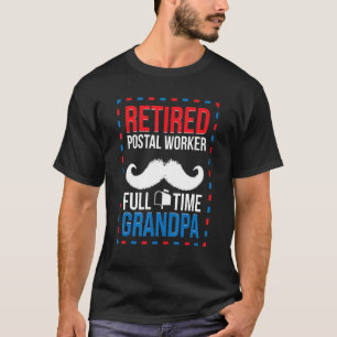 Camiseta Abuelo Jubilado Trabajador Postal Hombre Tiempo Co