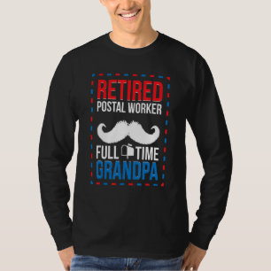 Camiseta Abuelo Jubilado Trabajador Postal Hombre Tiempo Co