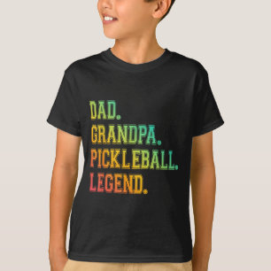 Camiseta Abuelo leyenda del pickleball jugador divertido pi