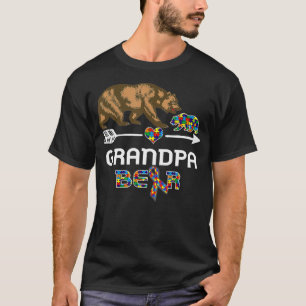 Camiseta Abuelo lleva autismo Conciencia Autismo Abuelo