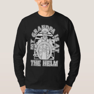 Camiseta Abuelo Marinero Barco Capitán de Velero Navegando