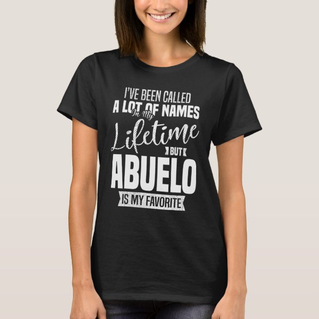 Camiseta Abuelo Masculino Abuelo Cita Día del Padre (Anverso)