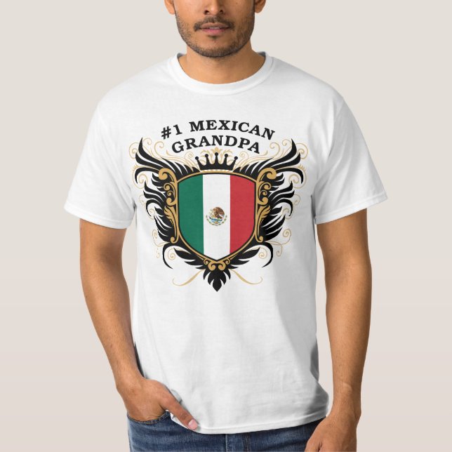 Camiseta Abuelo mexicano del número uno (Anverso)