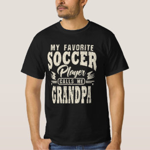 Camiseta Abuelo Mi jugador favorito de fútbol me llama