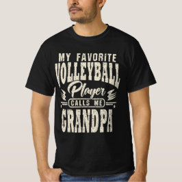 Camiseta Abuelo, mi jugador favorito de voleibol me llama