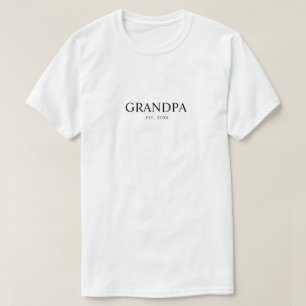 Camiseta Abuelo Moderno Año Est