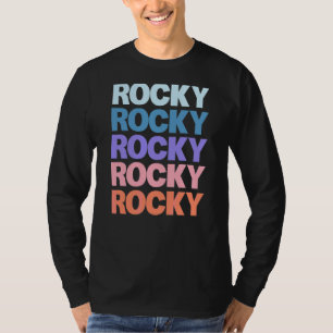 Camiseta Abuelo moderno y repitido de texto rocoso