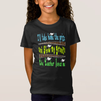Camiseta abuelo muestra que mi profesor de premio me quiere