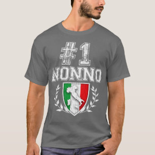 Camiseta Abuelo no italiano número uno 