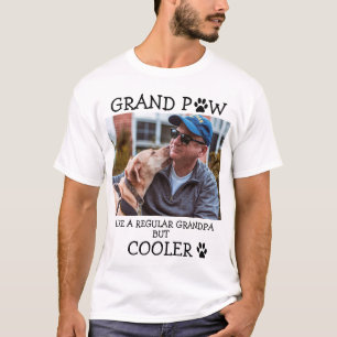 Camiseta Abuelo normal de Grand Paw pero foto Personalizado