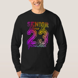 Camiseta Abuelo Orgulloso Colorido Corazón Bonito Graduado