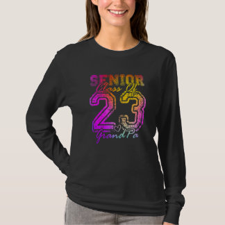 Camiseta Abuelo Orgulloso Colorido Corazón Lindo Graduado S