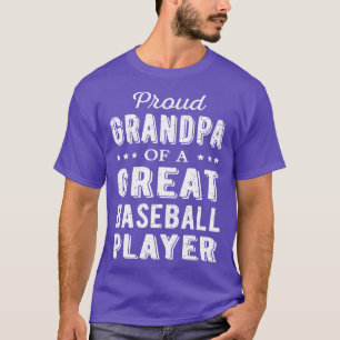 Camiseta Abuelo Orgulloso De Un Gran Jugador De Béisbol