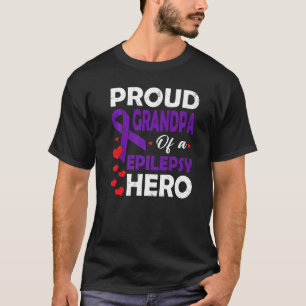 Camiseta Abuelo Orgulloso De Un Guerrero De La Epilepsia Mo