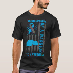 Camiseta Abuelo Orgulloso De Un Guerrero Del T1d Diabetes T