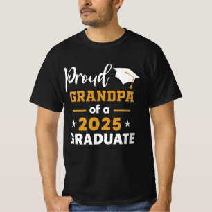 Camiseta Abuelo Orgulloso De Una Clase De Graduados De 2025