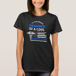 Camiseta Abuelo Orgulloso de una Enfermera de Hospicio Geni