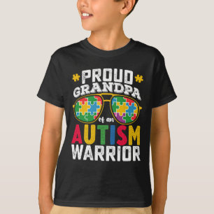 Camiseta Abuelo Orgulloso De Una Familia Guerrera Del Autis