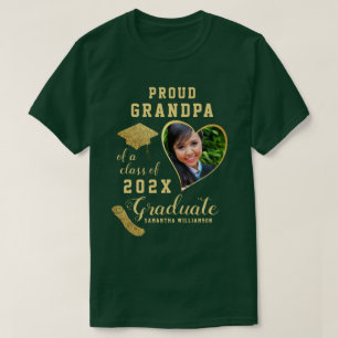 Camiseta Abuelo orgulloso personalizado de una clase de gra