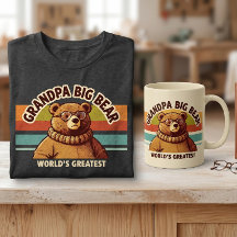 Abuelo oso más grande del mundo moderno y retro