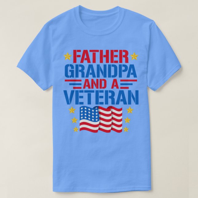 Camiseta Abuelo padre y veterano (Diseño del anverso)