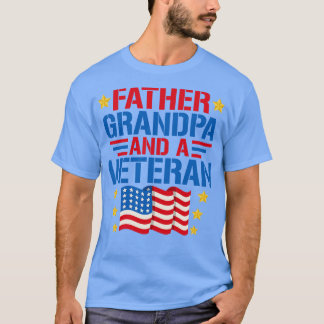 Camiseta Abuelo padre y veterano
