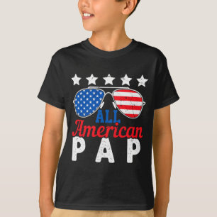 Camiseta Abuelo Patriótico Retro Del 4 De Julio Papá Americ