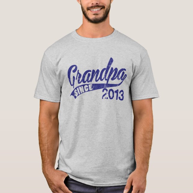 Camiseta Abuelo personalizado desde año (Anverso)