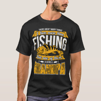 Camiseta Abuelo Pescador al Aire Libre Orgullo Día del Padr
