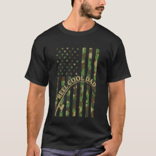 Camiseta Abuelo Pescador Camuflaje Bandera de EE. UU. Genia