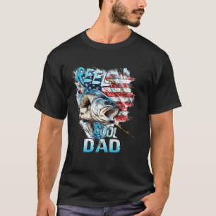 Camiseta Abuelo Pescador Día 4 Julio EEUU Bandera Hombre Ge