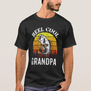 Camiseta Abuelo Pescador Genial Carrete Pescar Peces Dichos