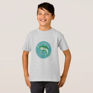 Camiseta Abuelo pescando con el abuelo