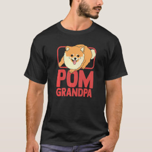 Camiseta Abuelo Pom Dueño de Perro Pomerania