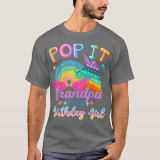 Camiseta Abuelo pop de Chica de cumpleaños Mamáes familiare