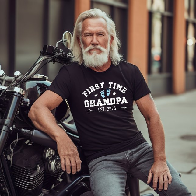 Camiseta Abuelo Por Primera Vez 2025 Para Que El Abuelo Sea (Subido por el creador)