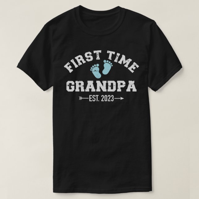 Camiseta Abuelo por primera vez para el abuelo 2023 (Diseño del anverso)